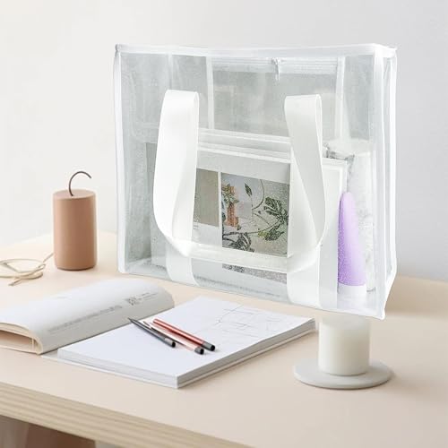 ONEART Shiny PVC Beach Bag for Women - Waterproof travel tote bags, Multi-Use Tote for Daily Work, Shopping, Vacation4