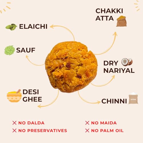 Image of MomsMade Desi Ghee Chinni Thekua (Aata & Sugar) | Traditional Bihari Thekua of Chhath Puja | No Maida, No Dalda |