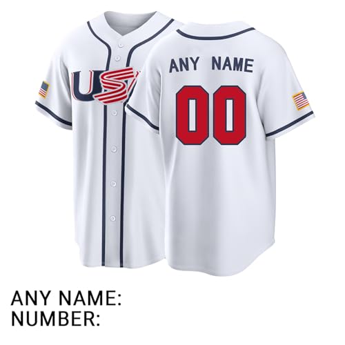 Camiseta de béisbol personalizada con nombre y número a la espalda miniatura 3