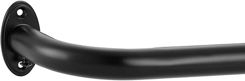 Barra de cortina de oscurecimiento de habitación, barra de cortina ajustable de 28-84 pulgadas de diámetro, barra de cortina de empalme individual,