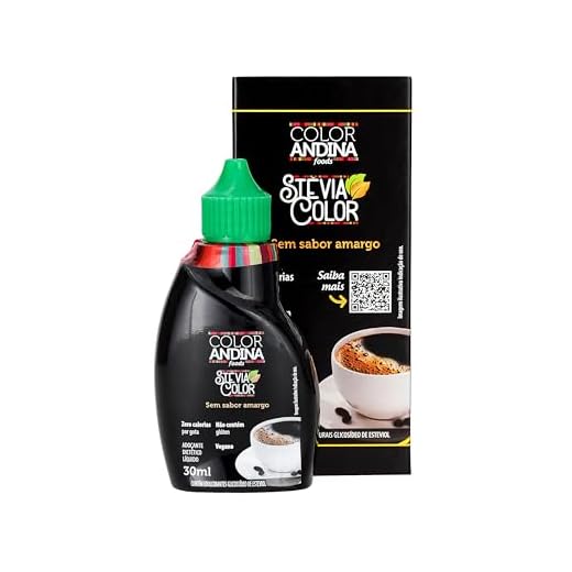 Adoçante stevia líquido Color Andina 30ml
