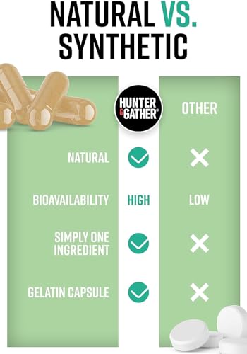 Hunter & Gather Lammleber und Herz Kapseln aus Ganztiernutzung – 90 Kapseln | Grasgefüttertem isländischen Lamm | 100% rohe gefriergetrocknete | Keine GMV-Fütterung, Antibiotika oder Hormone