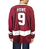 thecostumebase Howe Ice Hockey Jersey Ferris Bueller Day Off Costume Replica Shirt (Medium) Red #3