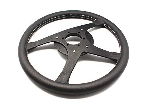 Image of ALPINA Steering Wheel 4 Spokes Black Leather 380mm for BMW