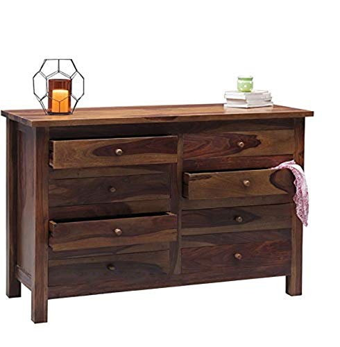 PIPERCRAFTS Made Wood Made Wood Solid Wood Chest of Drawers Wooden in Provincial Teak Finish-picture-19