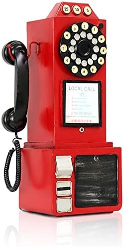 Téléphone à cadran rétro pour une ambiance de café ou bar vintage