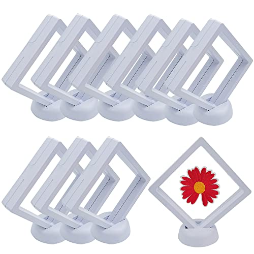 DOULEIN Münzen Display Rahmen, 10 Stück 3D Schwimmender ​Rahmen Schwebender Rahmen Display Floating Frame Display Halter für Münzen, Schmuck, Medaillen, Edelsteine