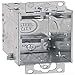 Steel City CWX-25 Switch Box, Gangable, Old Work, Welded Construction, 1 Gang, 3-Inch Length by 2-Inch Width by 2-3/4-Inch Depth, Galvanized, 25-Pack