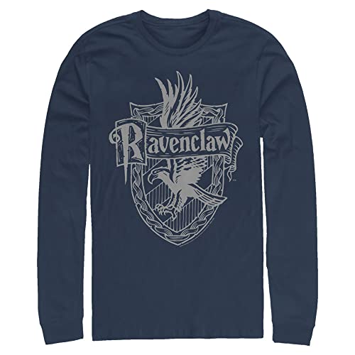 T-Shirt Ravenclaw Harry Potter pour homme avec le blason officiel de Serdaigle