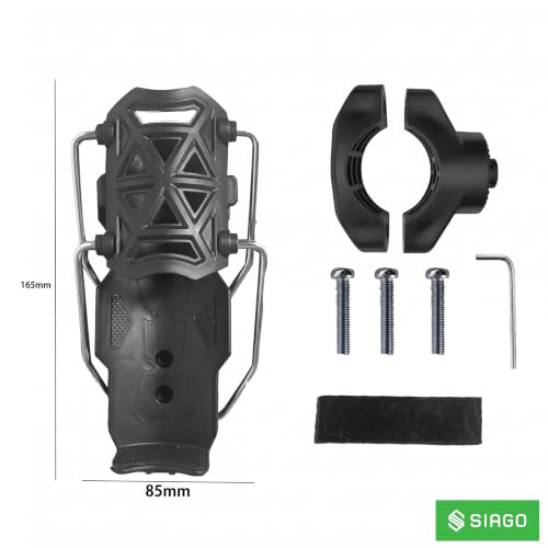 Image of SIAGO Bike Cup Holder for Handlebar - Adjustable Bicycle Water Bottle Holder | Universal Drink Holder for Bike SIA471