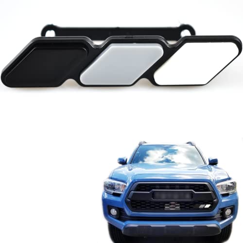 Image of Boigoo Tri-Color Grille Badge Emblem Cars Front Decoration Accessories