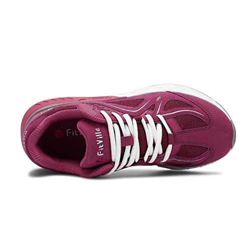 Image of FitVille Extra Wide Walking Shoes for Men Wide Width Sneakers for Flat Feet Arch Fit Heel Pain Relief - Rebound Core