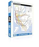 New York Puzzle Company - Transit Maps New York Subway Map - 500 Piece Jigsaw Puzzle for Family Game Nights