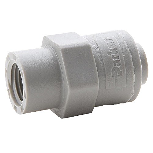 Parker A6FC4-MG-pk20 Push-to-Connect All Plastic FDA Compliant Fitting, True Seal, Tube to Female Pipe, Acetal, Push-to-Connect and Female Pipe Connector, 3/8