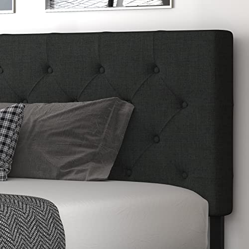 Allewie AK-4691-9 Upholstered King Size Platform Bed Frame With 4 Storage Drawers And Headboard thumb #3