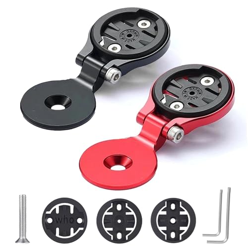 Out Front Road Mountian Bike Stem Handlebar Adjustable Mount for Garmin Edge Wahoo Elemnt Bryton IGPSPORT XOSS Magene (Black)