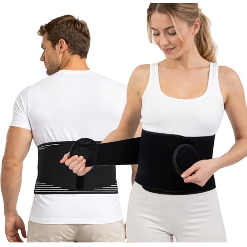 Faja para hernia umbilical ajustable con compresión removible miniatura 1