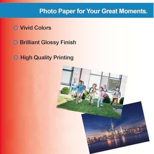MARKQ A4 Photo Paper, 20 sheets Waterproof Glossy for Photo Paper (A4 Photo Paper)