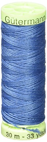 Gutermann Top Stitch Heavy Duty Hilo 33 yardas Azul Alpino miniatura 1