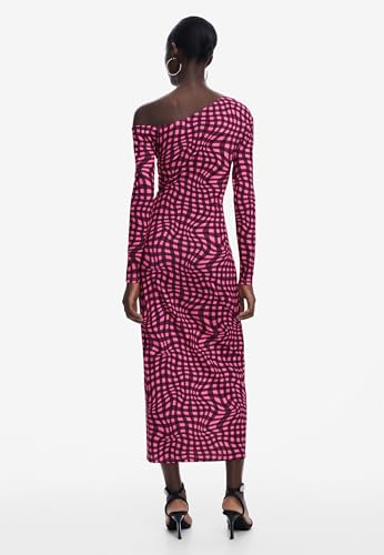 Desigual Women's Psychedelic Checkered Dress4