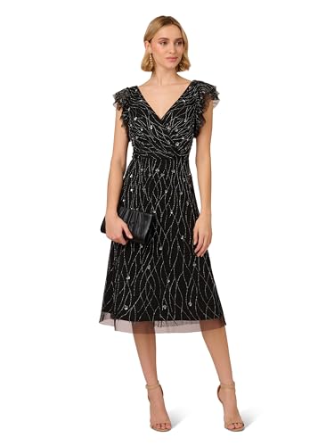 Image of Adrianna Papell Women's Beaded Midi Dress