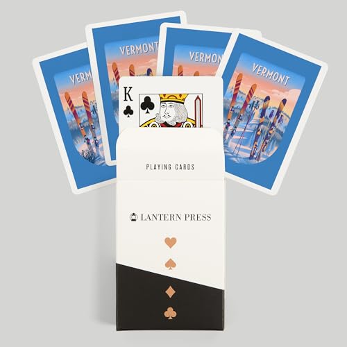 Lantern Press Vermont Prepare for Takeoff Naipes Poker miniatura 6