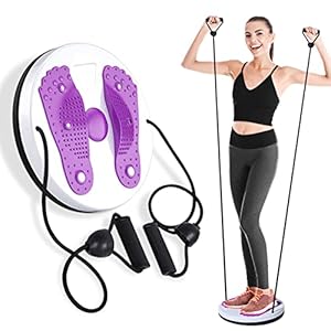Twist Waist Disc Board met trekkoord, multifunctioneel balansbord-pedaal, weerstandsbanden, massagevoetzool, fitness-draaischijven voor buik, taille en armen