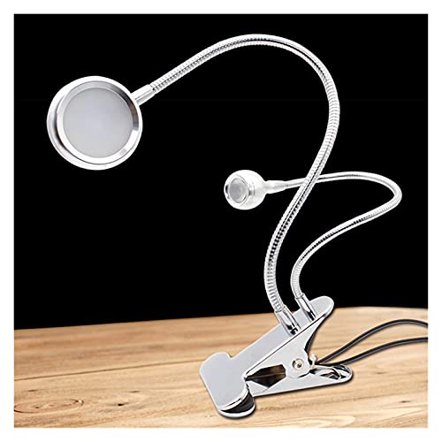 HJTYQS LED Double-Head UV Mobile Phone Repair Lighting Desk UV Glue UV Curing Lamp Clip Type Welding Work Chip CPU Hand Tool