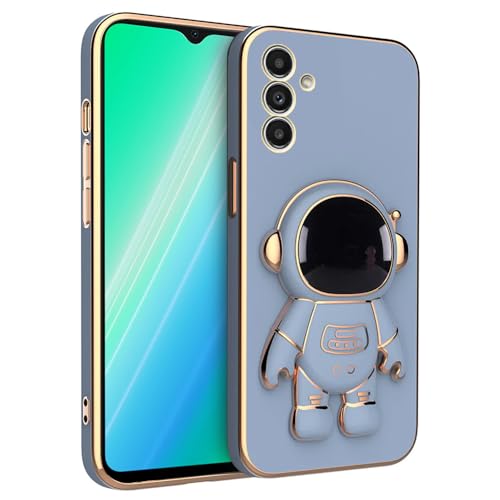 Image of for Samsung Galaxy A54 5G Case Cute 3D Astronaut Stand Design Camera Protection Shockproof Soft Back Cover (for Samsung Galaxy A54 5G, Blue)