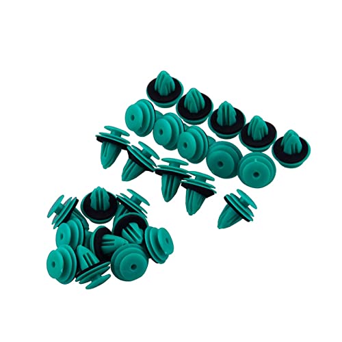 Clip de fixation nylon pour plaque de voiture compatible 90467-10188 - 2