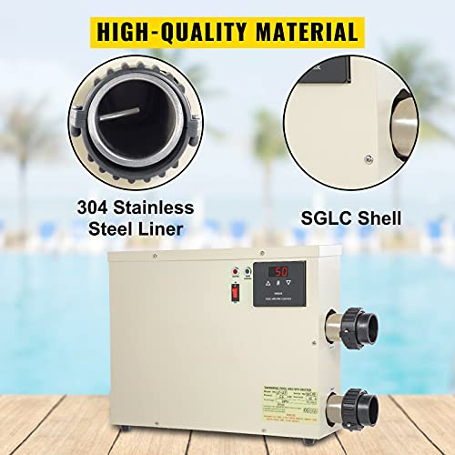 TYQXSH Acessórios para bomba 11KW 220V Aquecedor de água digital elétrico, Termostato de aquecimento