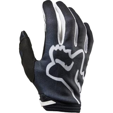 Guantes para moto Fox Racing 180 TOXSYK con palma Clarino conductora acolchada Cover