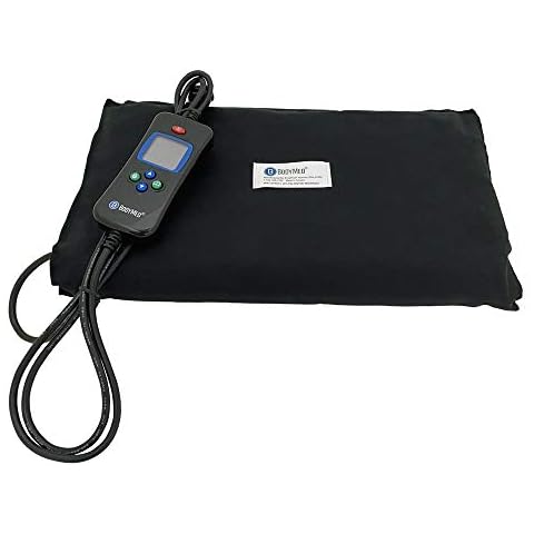 BodyMed Digital Moist Heating Pad with Auto Shut Off Heating Pad for Neck, Shoulder, Back and Muscle Discomfort Relief - 27 in. x 14 Inch, Black Cover