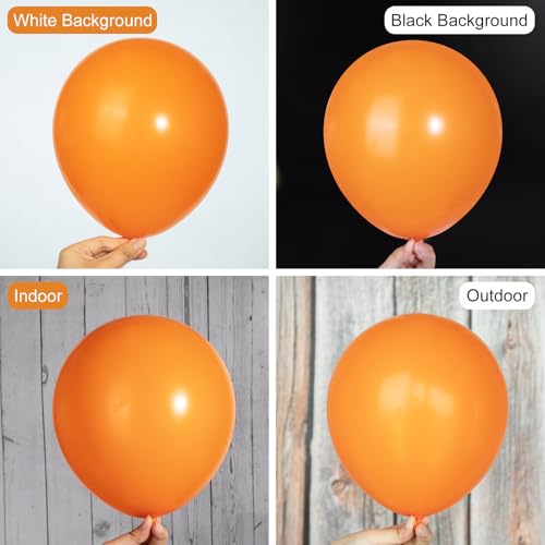 Image of Ouddy Party 129Pcs Orange Balloons Arch Garland Kit 18 12 10 5 Inch