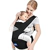Baby Carrier with Hip Seat, 6-in-1 Baby Carrier Newborn to Toddler, Adjustable Detachable Infant Baby Hip Seat Carrier for 0-36Months (Black) #1