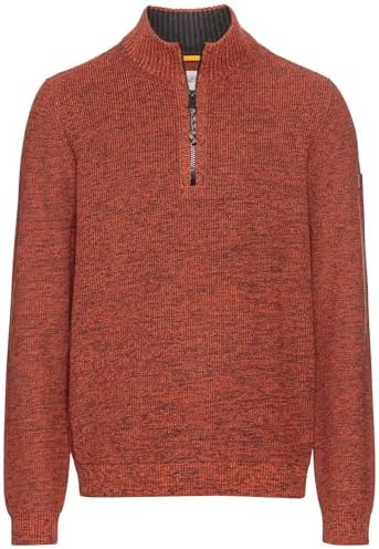 camel active Herren Stricktroyer aus Baumwollmix