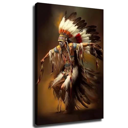 Native American Art Prints on Canvas, Native American Dance Art