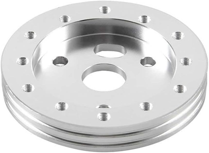 Steering Adapter 6-Hole to 3-Hole for 70Mm 35Mm 74Mm Hubs Car Wheel Mounting Plate Compatible with Vehicles(Black)