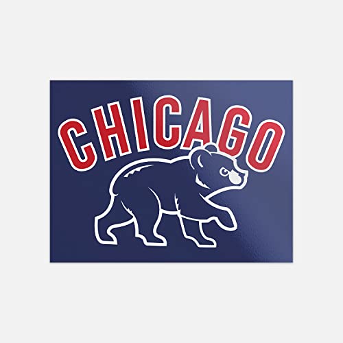 Image of Bear Cub The City of Chicago Sport Baseball Car Bumper Sticker Decal 5'' X 4''
