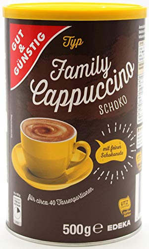Gut & Günstig Family Cappuccino Schoko, 6er Pack (6 x 500g)