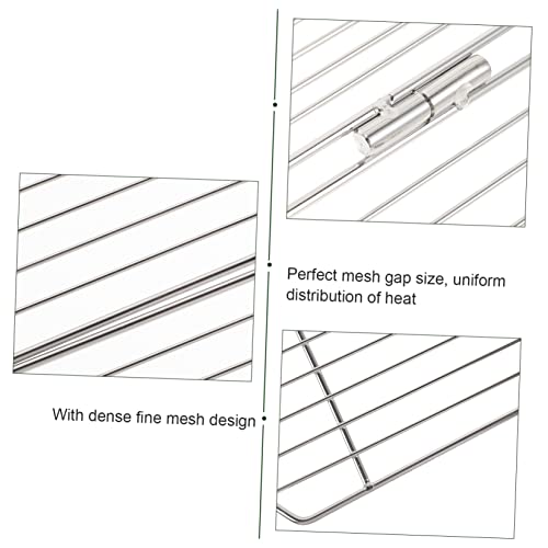 Tapis de cuisson acier inoxydable barbecue accessoires grillades - 6