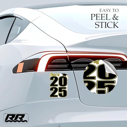 Image of Best Die Cut Congratulations Class of 2025 Graduation Auto Decal Bumper Sticker Vinyl Decal for Car Truck Van RV SUV Window Laptop
