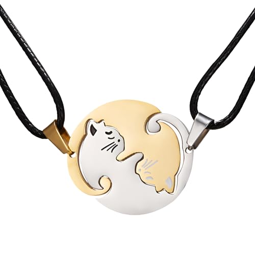 Bijoux de chat noir pour femme collier à porter au quotidien ou pour halloween