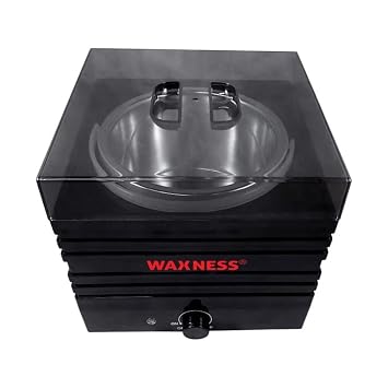 Waxness W-CUBE Professional Wax Heater Black, 1 lb Capacity, Adjustable temperature, 100W, for Professional Use