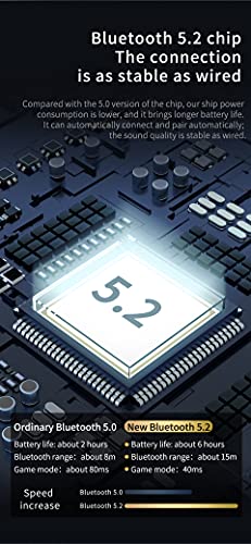 Image of erjigo TWS + Earbuds Hook 2Pin Connector with Mic Support /30 Hours Playback,KZ-AZ09 HD Bluetooth5.2 Ear Hook Compatible with 0.75 /0.78mm Pin Earphones /Headphones /Headsets for Sports (B Pin)