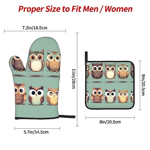 Protection de cuisson hibou contre la chaleur du micro-ondes