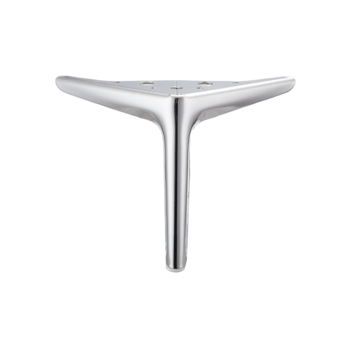 ETOPARS Furniture Legs Metal Triangle Feet Replacement for Cabinet Dresser Sofa Chair Workbench,Pack of 2(Silvery,20cm)