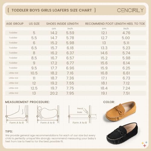 Cencirily Toddler Boys Girls Loafers Soft Slip On Little Kid Oxford Dress Flats Casual Boat Shoes School Uniform Moccasin Walking Shoes thumb #5
