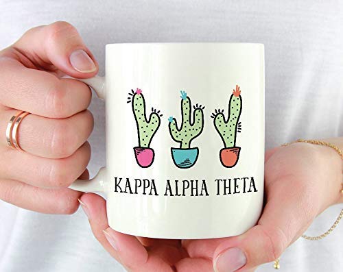 KaO Kappa Alpha Theta Cactus Trio Mug Sorority Coffee Mug