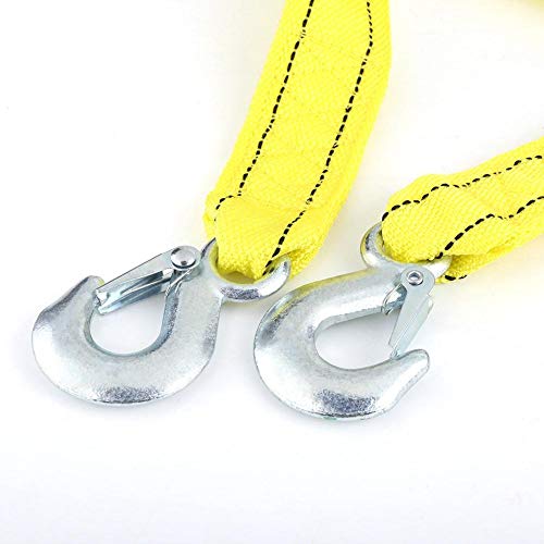 KIMISS Cabo de reboque de alta resistência RopYellow – Correia de reboque resistente de 4 metros, 5
